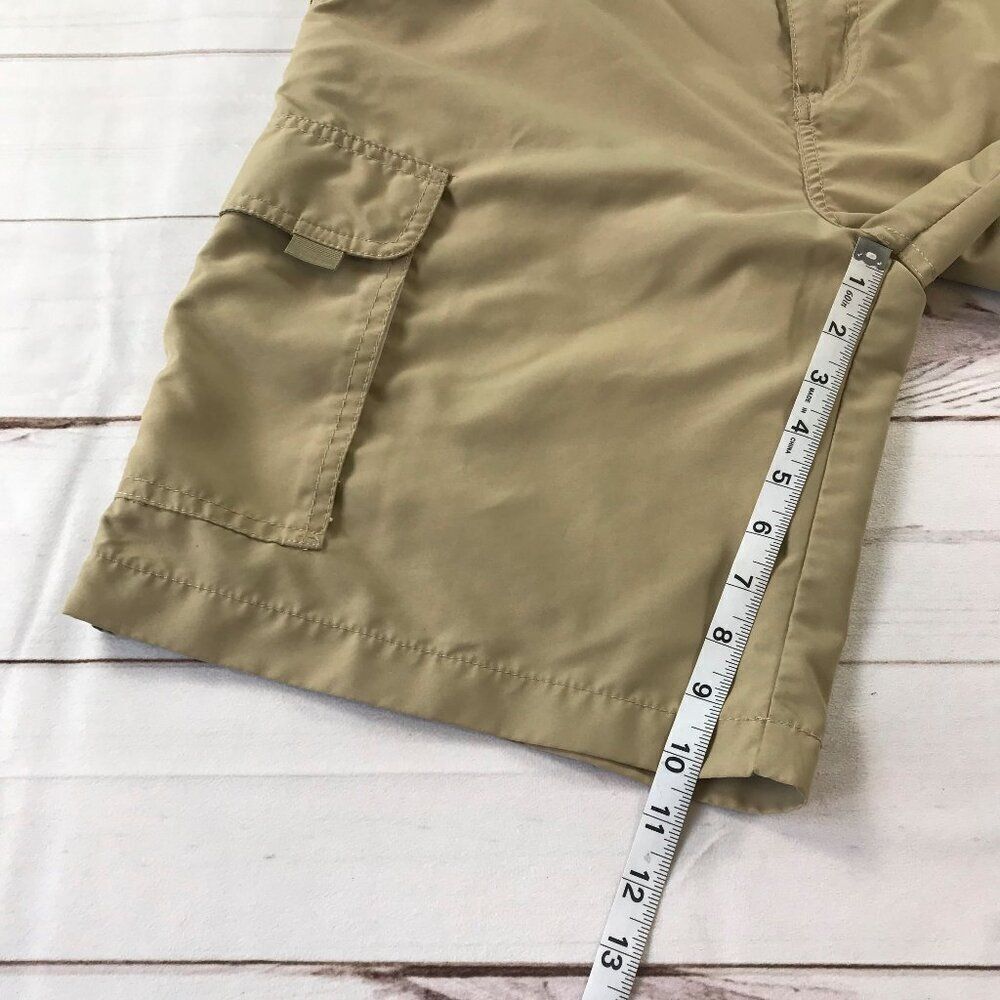 Quiksilver Men Size 34 Beige Khaki Cargo Bermuda Shorts - Picture 6 of 13